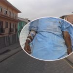 Erick P., resultó herido con un arma blanca en la intersección de las calles Vargas Machuca y Rafael María Arízaga. /Cortesía