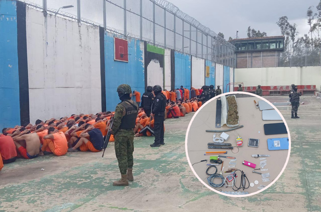 El Ejército Ecuatoriano ejecutó una operación CAMEX en el CPL N. 1 Azuay. /Cortesía