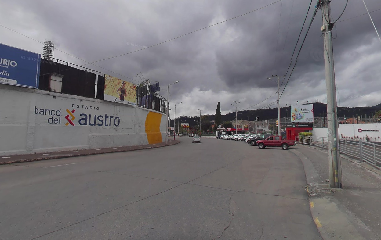 Por el encuentro entre el Deportivo Cuenca y el Orense Sporting Club se prevé el cierre vial por el redondel del Estadio. /Cortesía