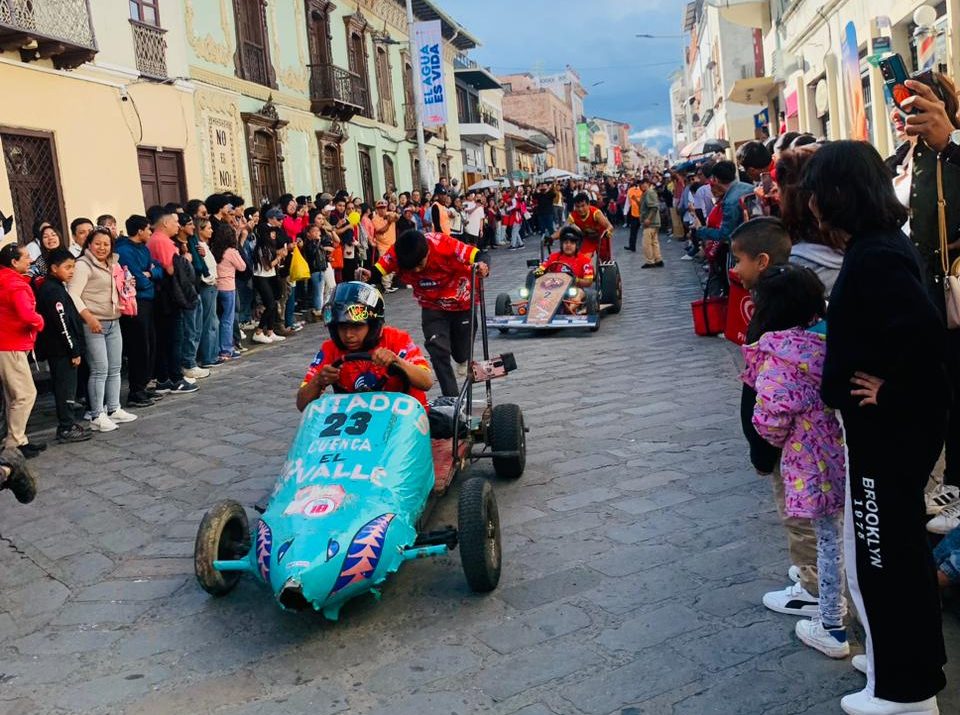 En Cuenca se realizará competencias de coches de madera. Foto cortesía