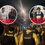 Tres personas fueron aprehendidas por venta ilegal de droga en Cuenca. /Cortesía