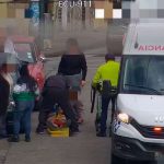 El accidente se registró en las calles Sangurima y Octavio Cordero. /Cortesía