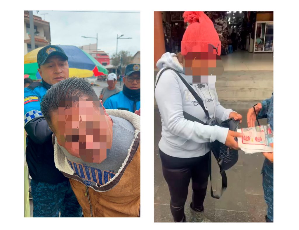 Dos personas fueron detenidas en Cuenca por el uso de escopolamina. Fotos: Guardia Ciudadana