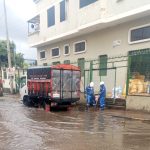 inundaciones que se registraron en Cuenca la tarde de este 27 de abril. Foto: ETAPA EP
