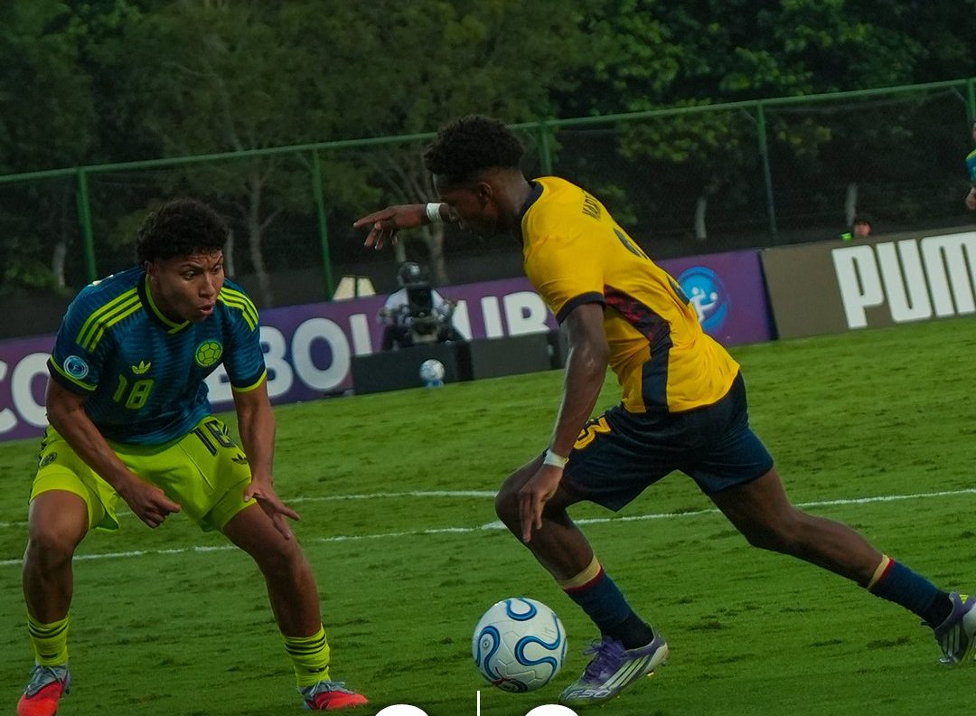 Partido entre Colombia y Ecuador.