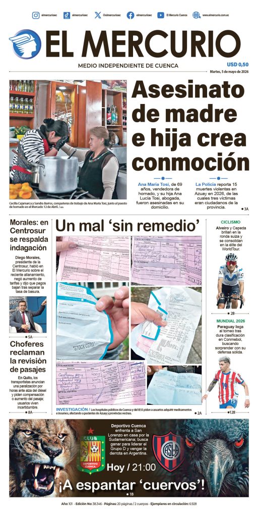 Portada del 5 mayo de 2026