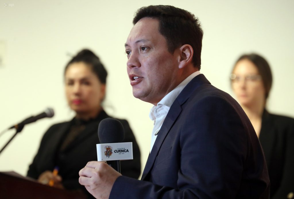 Cristian Zamora, en un evento en 2025. Foto: API