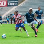 Incidencias del empate 0-0 entre Atlético FC y Cuenca Juniors, en el estadio Christian Benítez de Guayaquil. /Cortesía