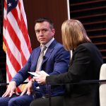 Noboa se encuentra de gira en Estados Unidos. Foto: Presidencia
