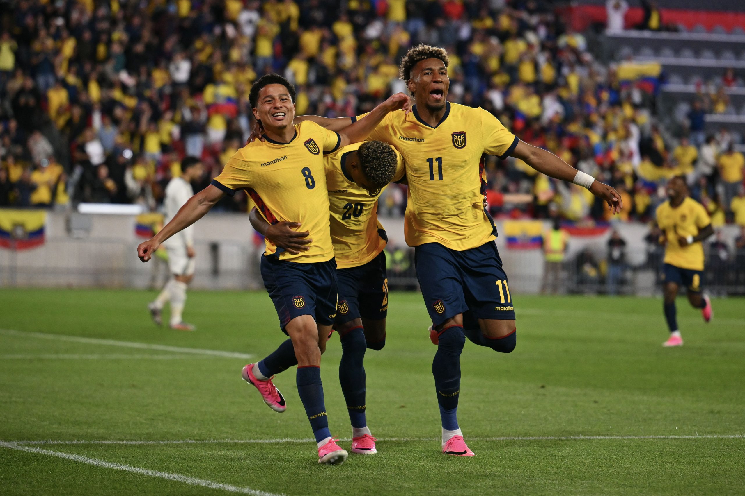 Ecuador venció a Arabia Saudita en su penúltimo amistoso. Foto: AFP