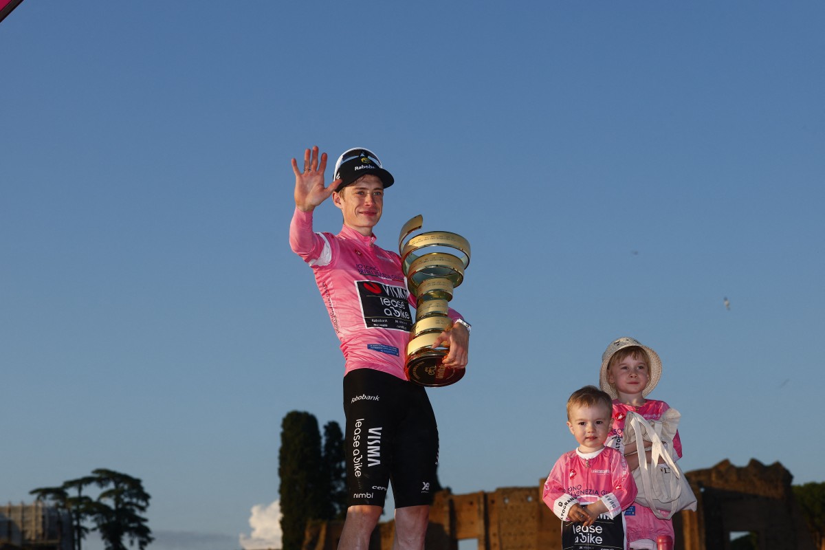 Jonas Vingegaard ganó el Giró de Italia 2026. Foto: AFP