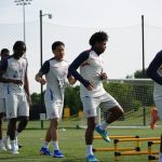 Ecuador entrena en Estados Unidos para enfrentar sus dos últimos amistosos antes del Mundial 2026. Foto: FEF