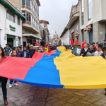 Trabajadores marcharon por las calles de Cuenca por el Día del Trabajo. /PNH