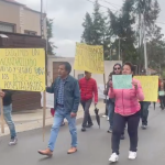 La marcha se presentó en la vía a Misicata la mañana de este lunes 11 de mayo de 2026. /Cortesía