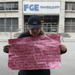 Sara Briceño, madre de la niña presuntamente violada, exige que se extradite al acusado del delito y que dejen de revictimizarla. /Cortesía