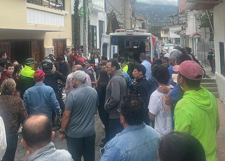Se investiga presunto asalto a local comercial en el cantón Chordeleg. /Cortesía