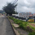 Vías sin veredas en el nuevo hospital de Baños