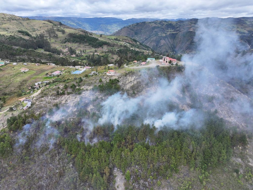 Incendio en San Cristobal