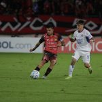 Deportivo Cuenca en su último partido contra San Lorenzo por la Copa Sudamericana. Foto: Xavier Caivinagua para El Mercurio