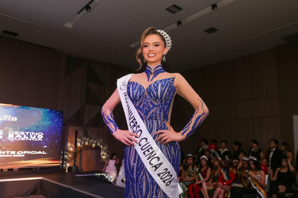 Ariana Ortiz es la nueva Miss Universo Cuenca 2026. Foto: Xavier Caivinagua para El Mercurio
