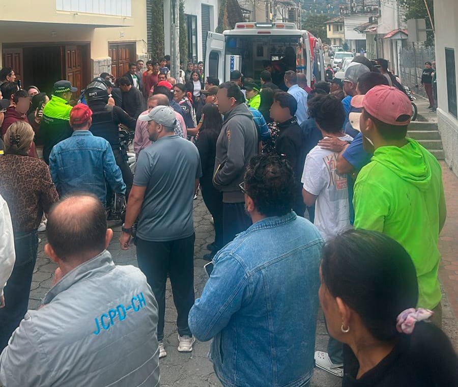 El hecho generó conmoción en Chordeleg. Foto: Cortesía