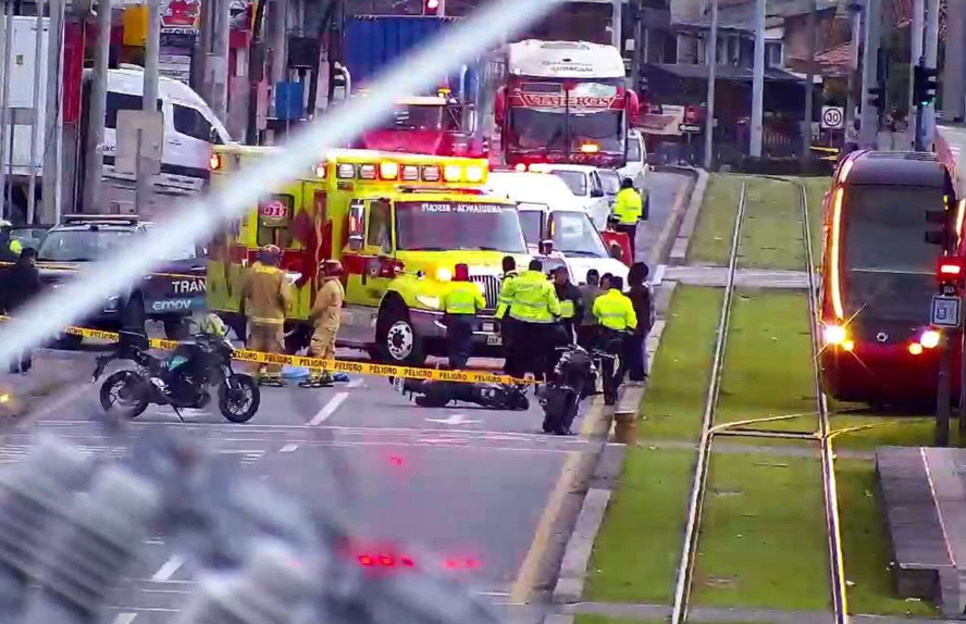 El ECU 9-1-1 confirmó la muerte de una persona a causa de una accidente es de tránsito en la avenida De las Américas y Francisco Aguilar. /Cortesía