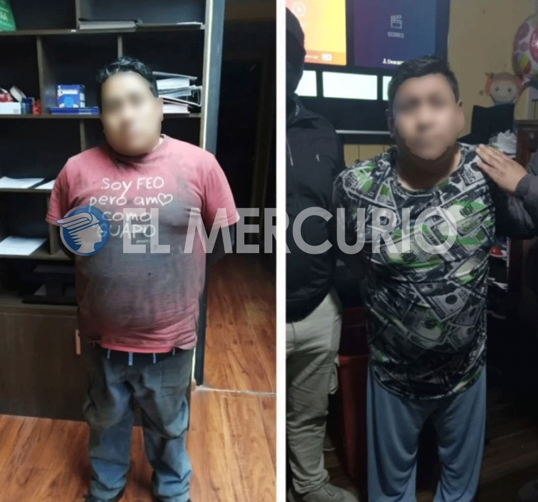 Ambos detenidos son hermanos, informó el fiscal del caso. Foto: cortesía para El Mercurio