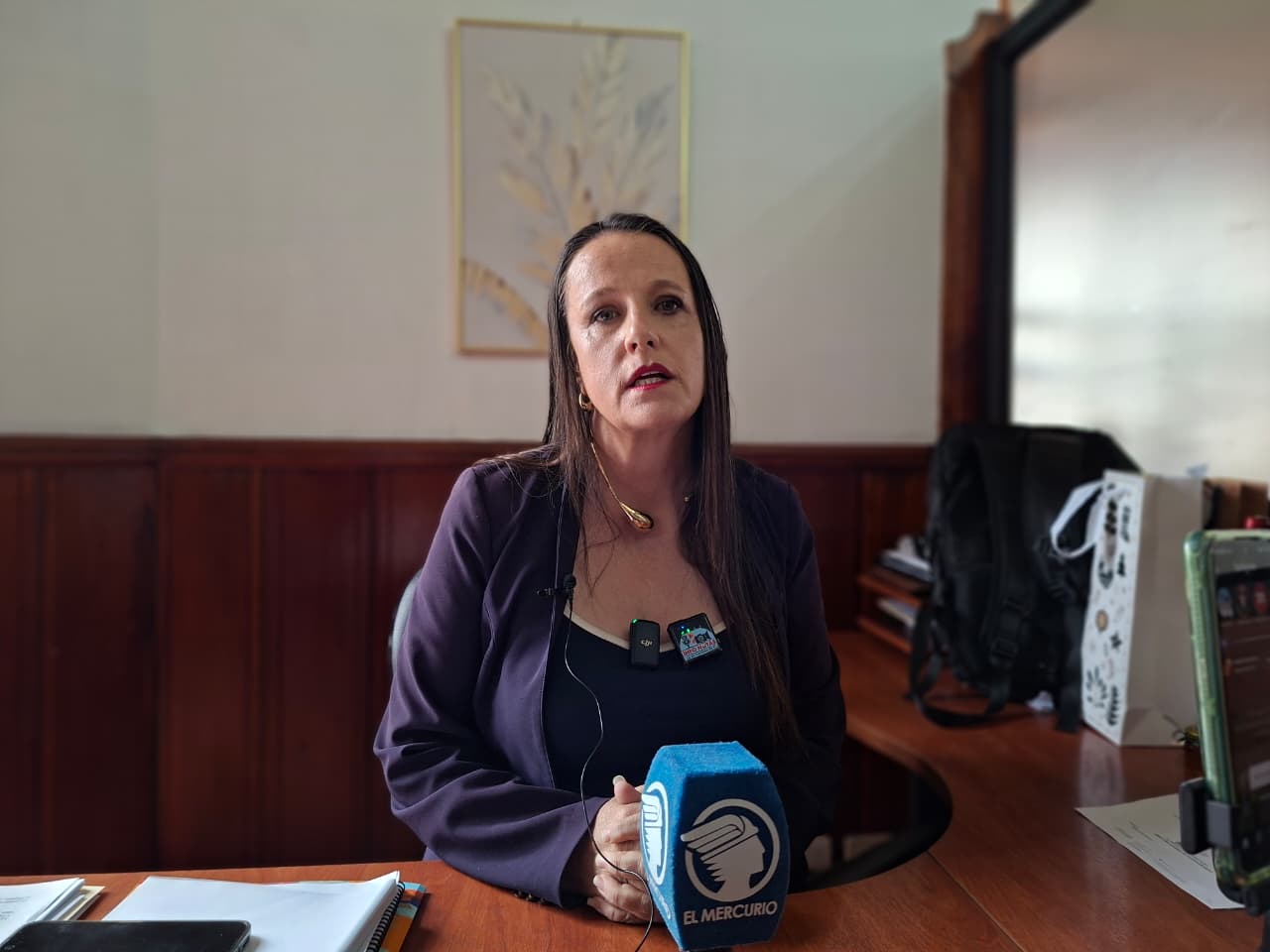 La concejala Diana González reaccionó tras la sentencia del TCE. Foto: El Mercurio