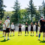 Cuerpo técnico de Países Bajos durante el entrenamiento. Foto: Países Bajos