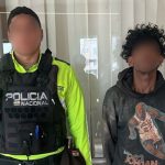 El detenido infraganti está a órdenes de la autoridad competente. /Cortesía