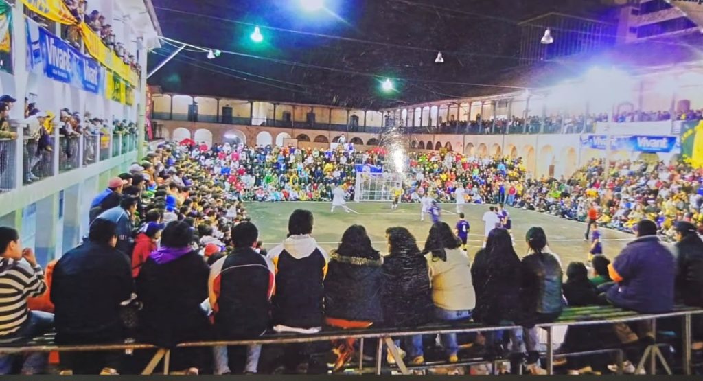 Este viernes 12 de junio de 2026 se prevén partidos de indor en el exColegio Febres Cordero que está en proceso de restauración. /Cortesía