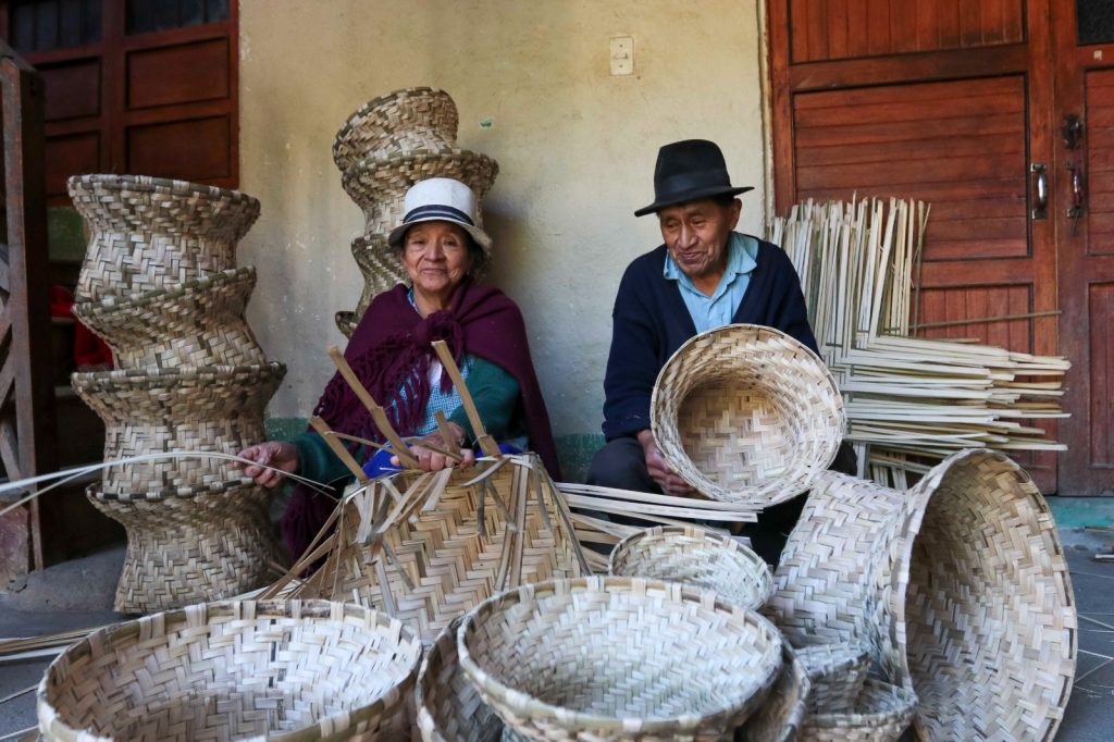 cestería en Barabón Cuenca