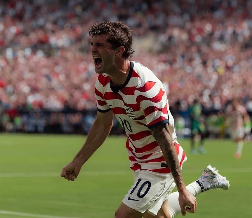 Pulisic celebra gol de Estados Unidos. Foto: Estados Unidos