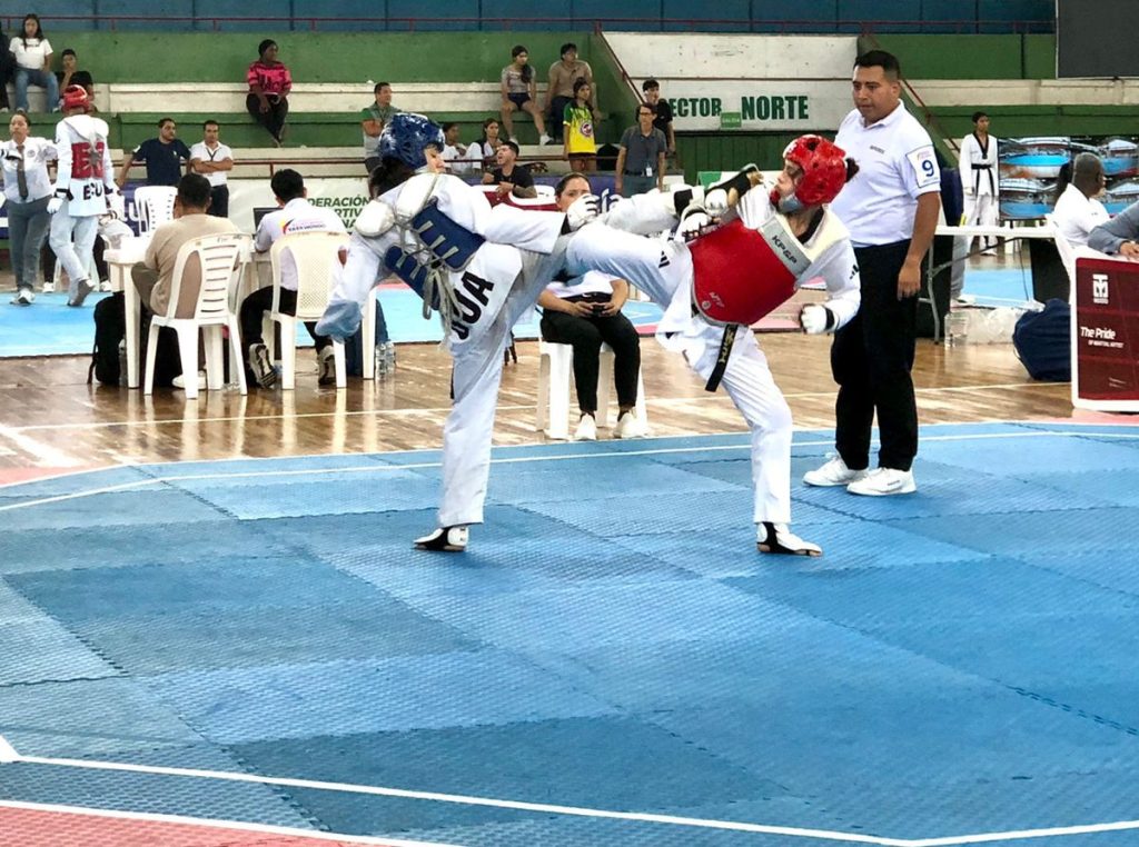Matías Cumbe y Gabriel Maita durante competencia. /Cortesía