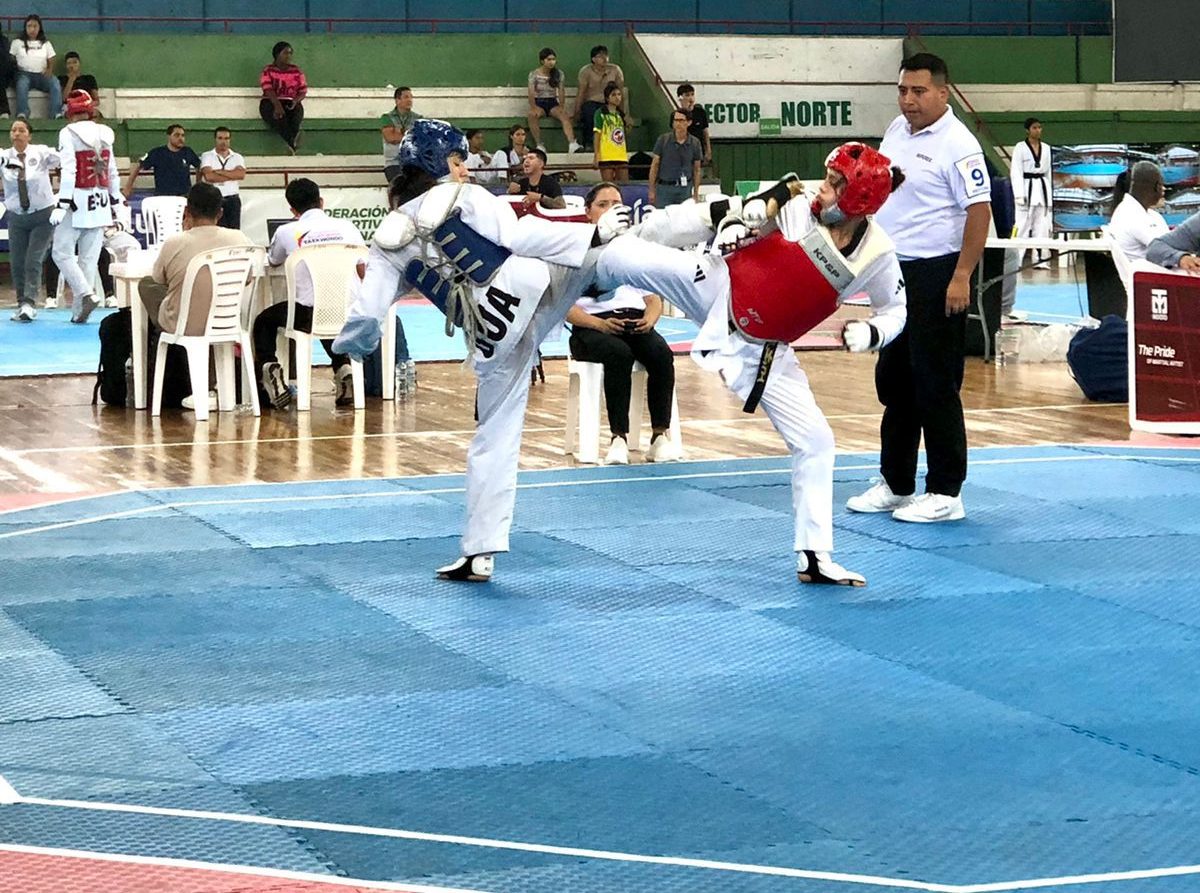 Matías Cumbe y Gabriel Maita durante competencia. /Cortesía