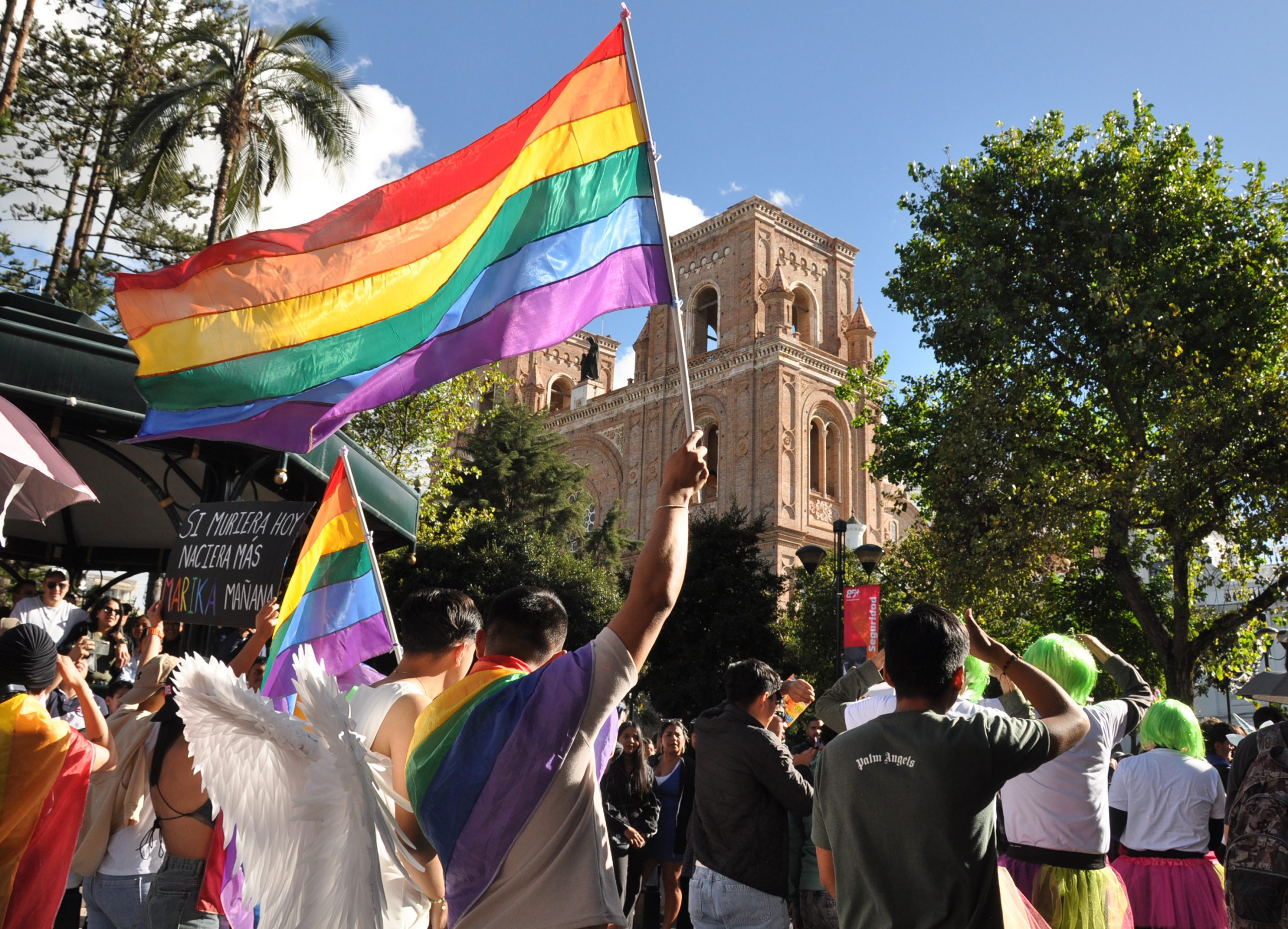 La marcha del Orgullo se volverá a realizar por las calles céntricas de Cuenca. Foto: API