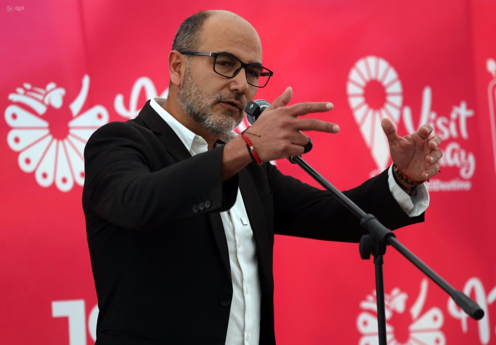 Juan Cristóbal Lloret es precandidato a la Alcaldía de Cuenca. Foto: API