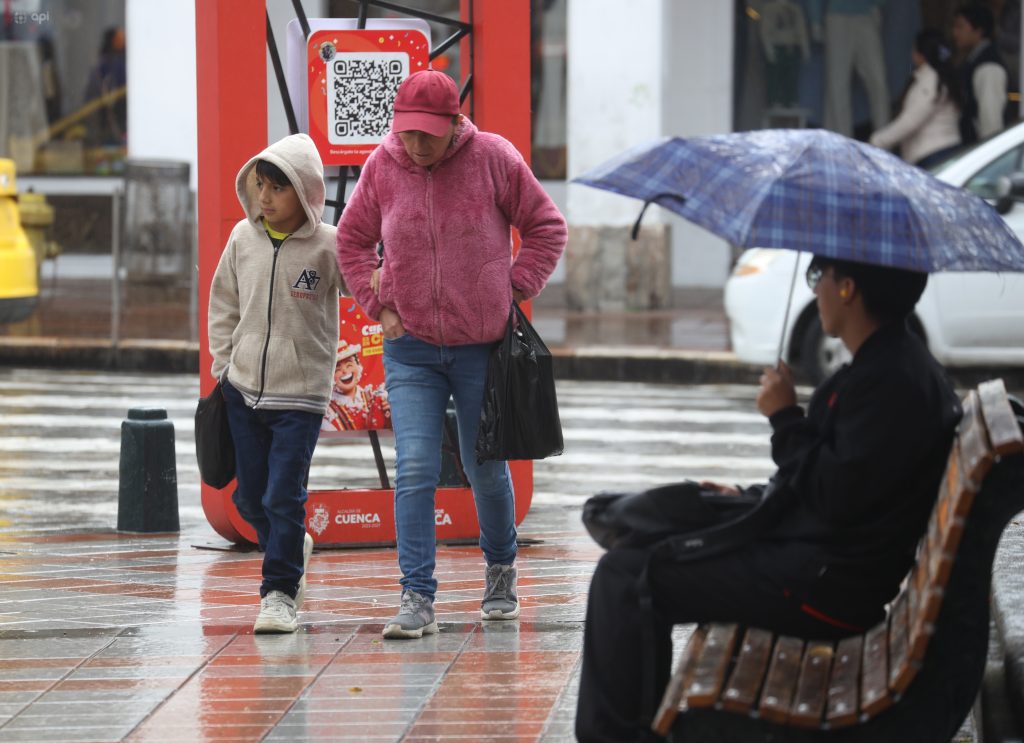 El pronóstico apunta a que las lluvias se mantendrán en gran parte del Ecuador. Foto: API
