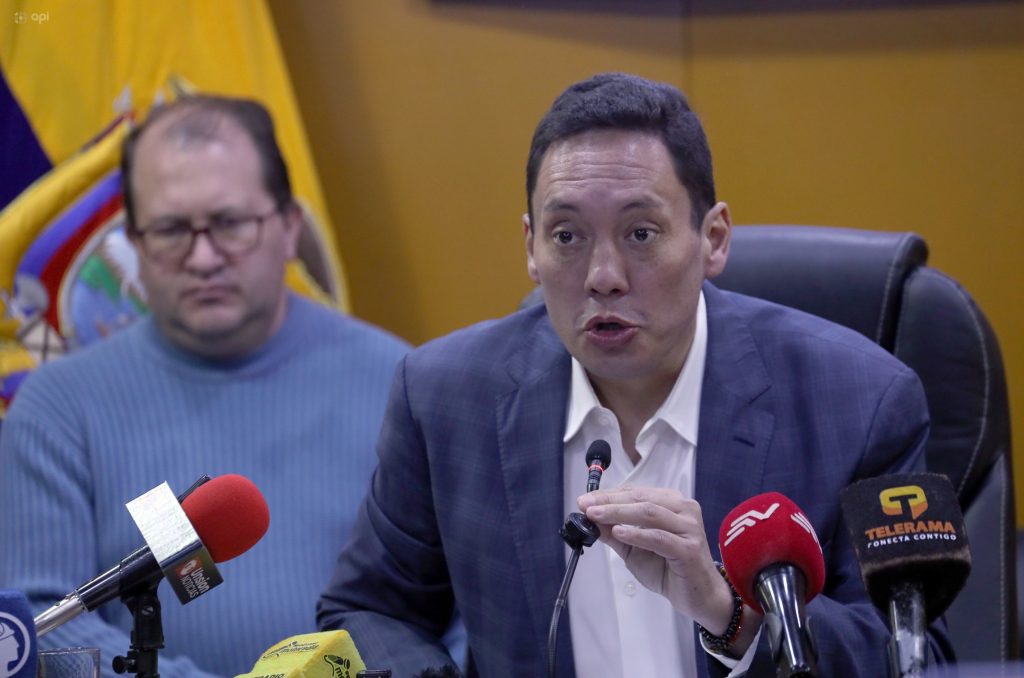 El Ministerio de Trabajo registró la prohibición del alcalde Cristian Zamora de ejercer cargos públicos, tras una sentencia del Tribunal Contencioso Electoral. /API
