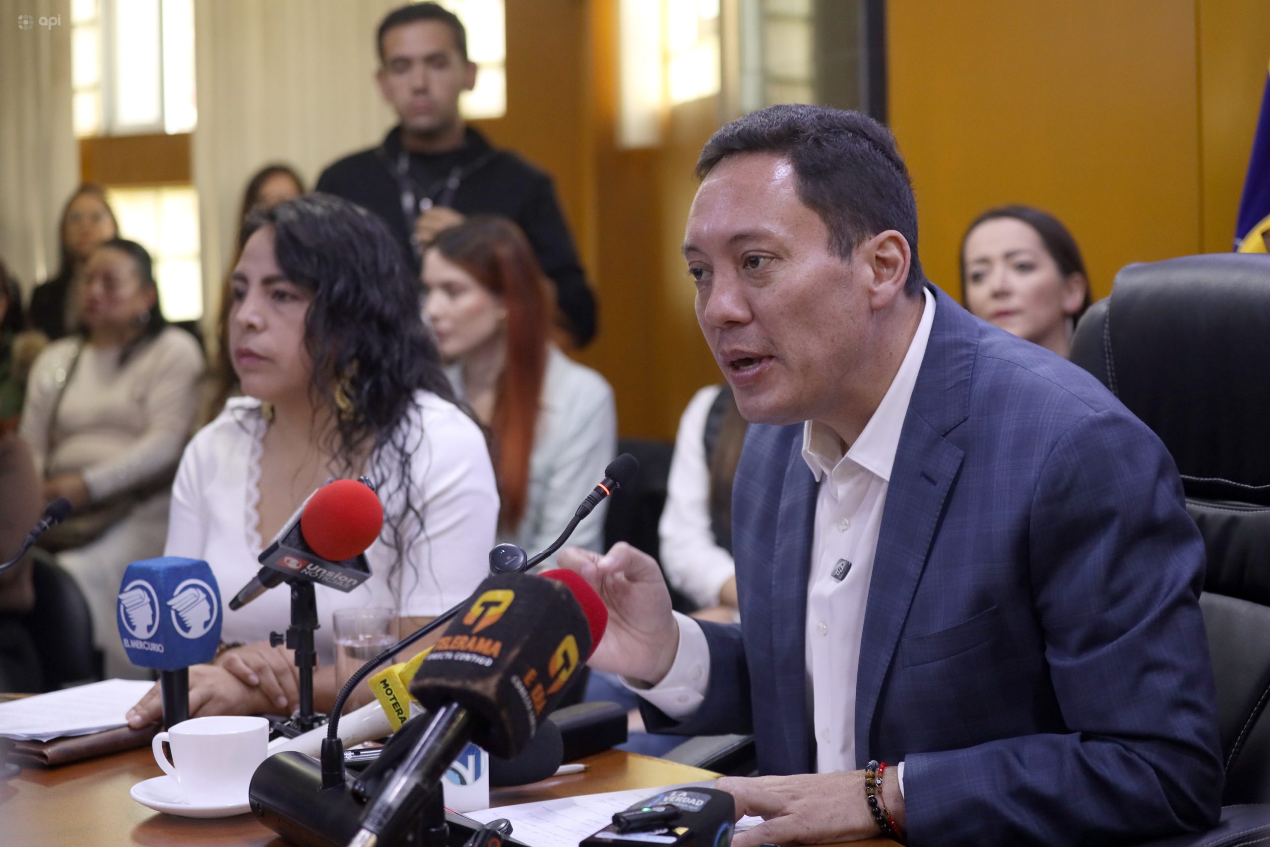 Cristian Zamora habló en entrevista con Ecuavisa sobre posible apoyo a una candidatura a la alcaldía de Cuenca. /API