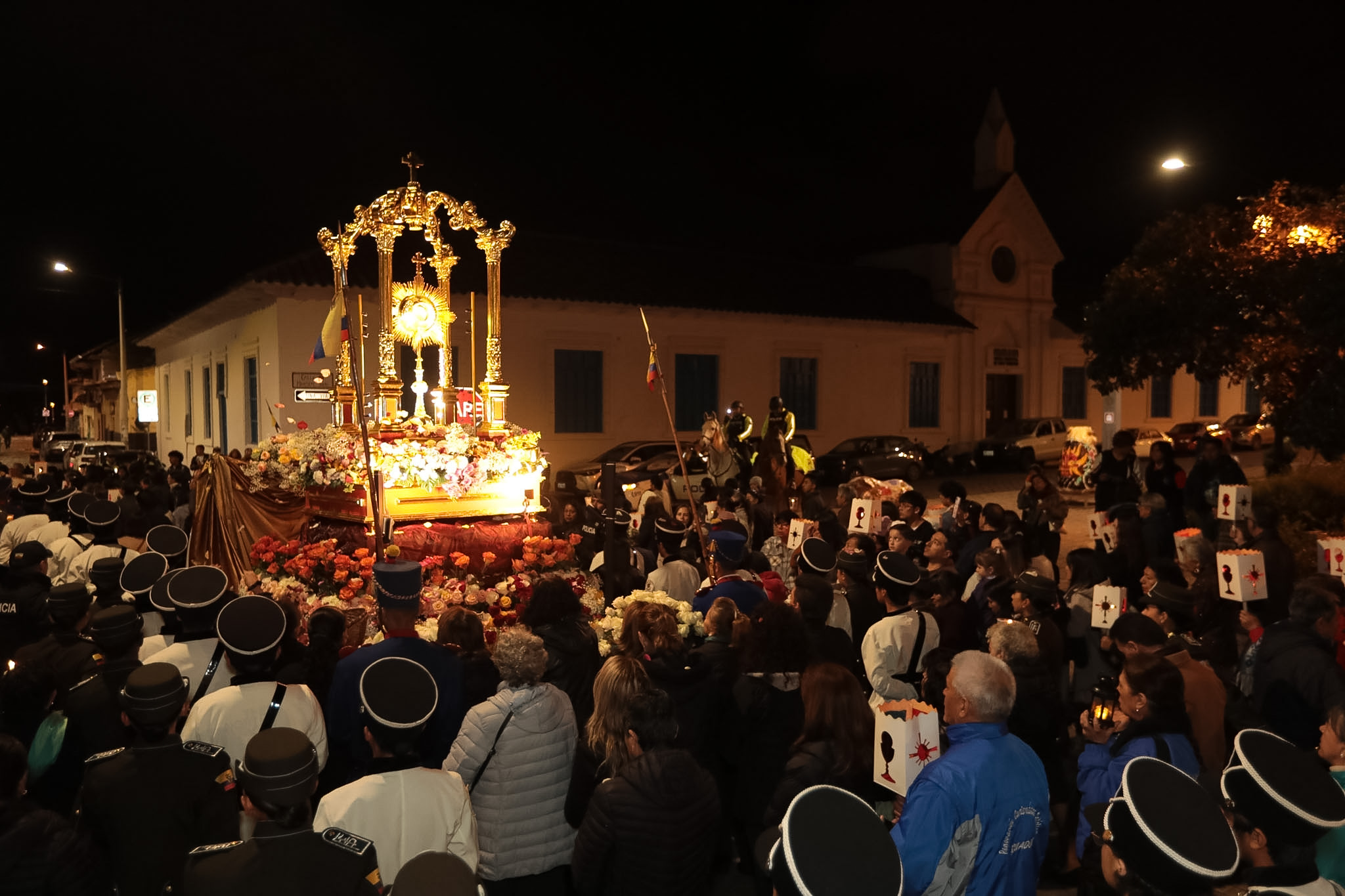 El 4 de junio inició el Corpus Christi 2026 en Cuenca. Foto: El Mercurio