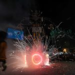 Esta noche se quemarán los tradicionales castillos de Corpus Christi en Cuenca. Foto: El Mercurio