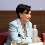 Gabriela Sommerfeld en un evento en mayo de 2024. Foto: Presidencia