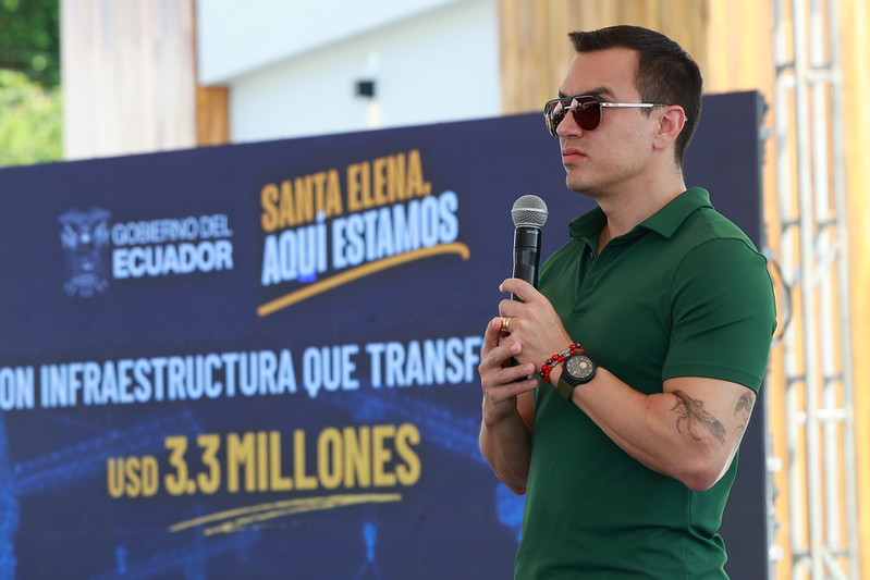 El presidente Daniel Noboa firmó el decreto este 23 de junio. Foto: Presidencia