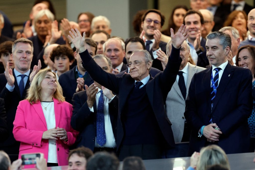 Florentino Pérez continuará siendo presidente del Real Madrid. Foto: AFP