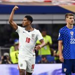 Jude Bellingham marcó uno de los goles de Inglaterra. Foto: AFP