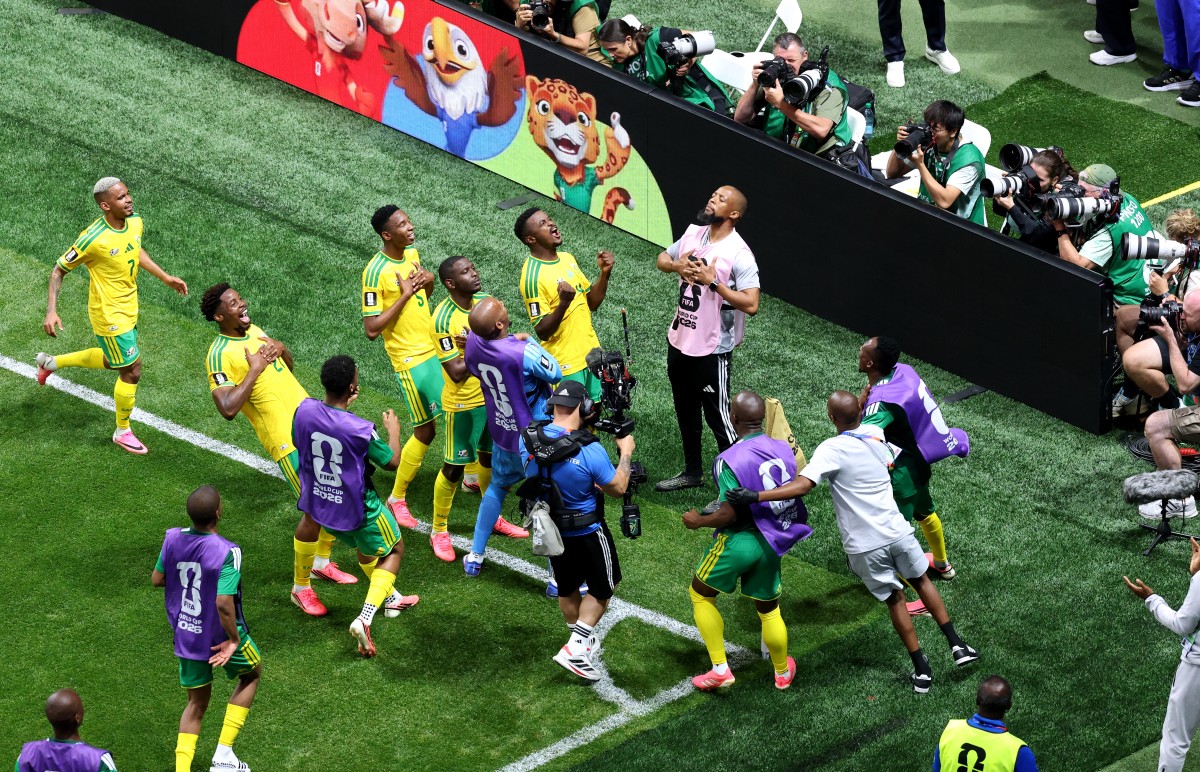 Sudáfrica logró empatar con República Checa, y se mantiene en la pelea en el Mundial 2026. Foto: AFP