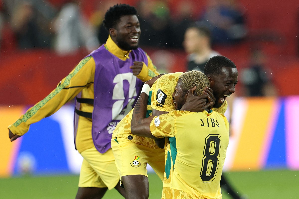 Ghana venció en el último momento a Panamá. Foto: AFP