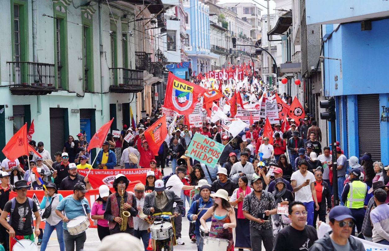 La UNE y otras organizaciones convocan a una marcha nacional el 13 de junio de 2026. /Cortesía