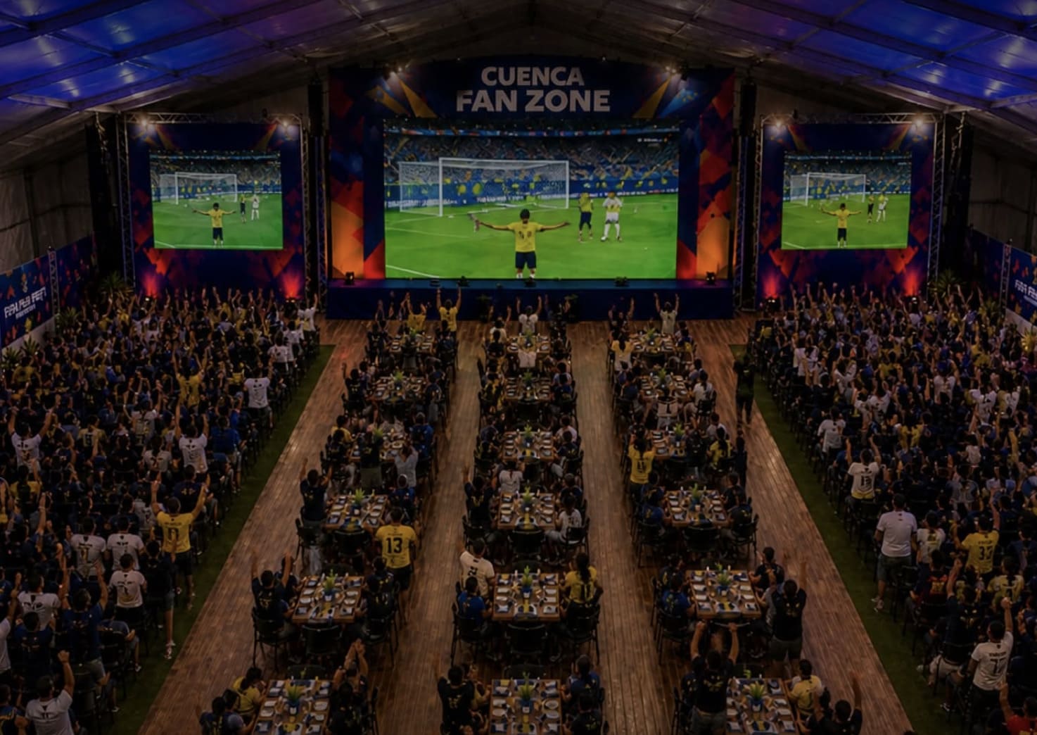 El Cuenca Fan Zone se realizará por el Mundial 2026. Foto referencial